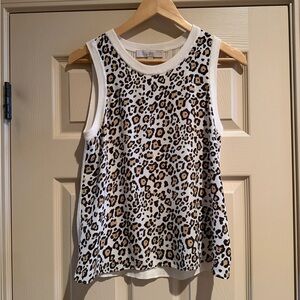 LOFT Animal Print Tank Top